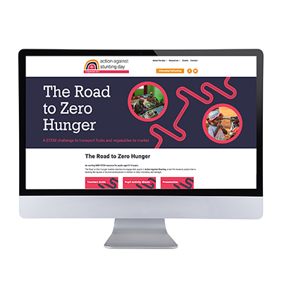 Road to Zero Hunger digital assets design